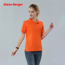 Load image into Gallery viewer, Glenn Berger 2019 New Summer Polo Shirt Women Casual Short Sleeve Slim Polos Mujer Shirts Plus Size Female Cotton Polo Shirt top